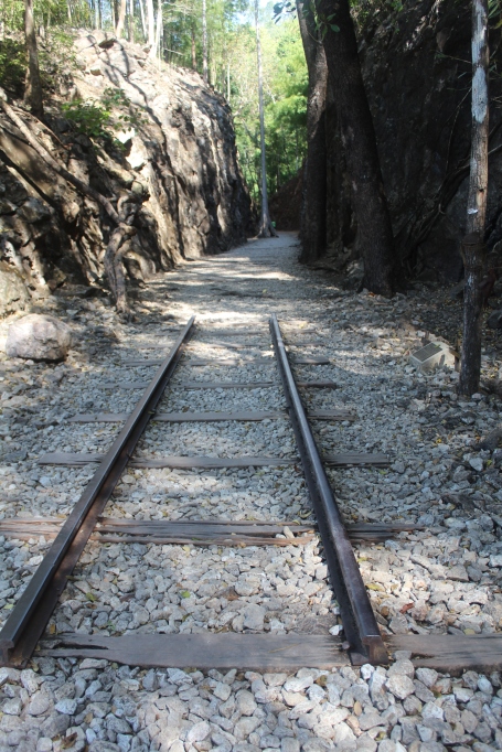 Dis-connected Railway tracks at HellFire Pass